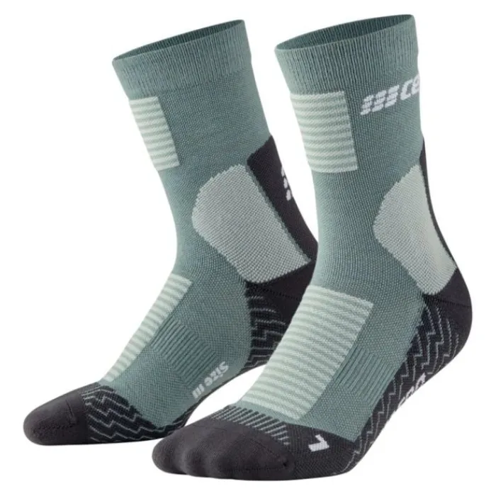 CEP Chaussettes|Chaussettes Running^Cold Weather Mid-Cut Socks Bleu