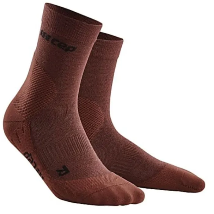 CEP Chaussettes|Chaussettes Running^Cold Weather Mid-Cut Socks Marron