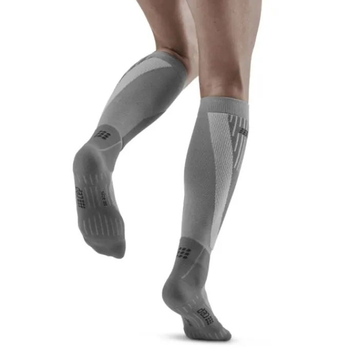 CEP Chaussettes|Chaussettes Running^Cold Weather Socks Gris