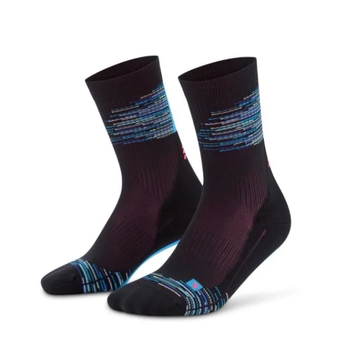 CEP Chaussettes|Chaussettes Running^Paris Vibes 80's Mid Cut Sock Noir