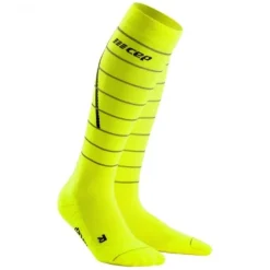 CEP Chaussettes|Chaussettes Running^Reflective Compression Socks Jaune