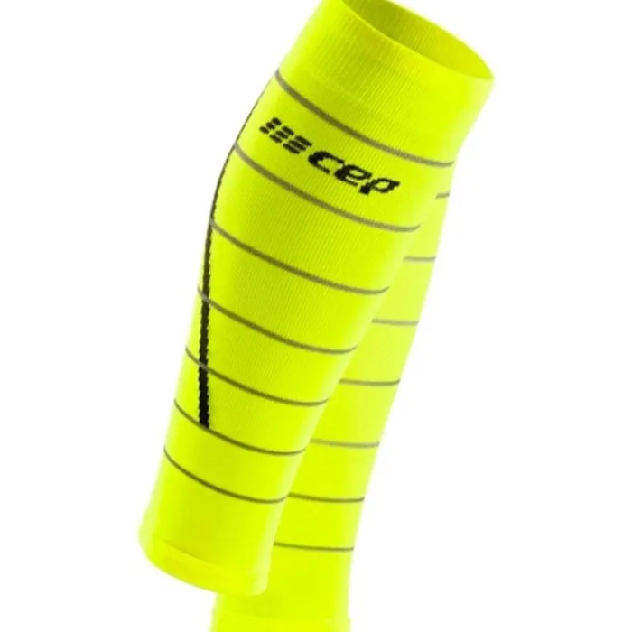CEP Sleeves^Reflective Compression Calf Sleeves Jaune