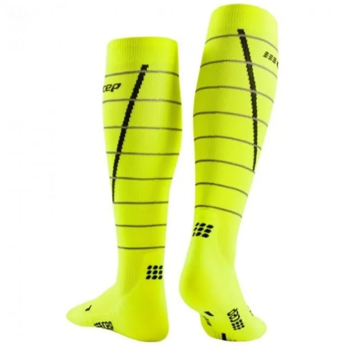 CEP Chaussettes|Chaussettes Running^Reflective Compression Socks Jaune