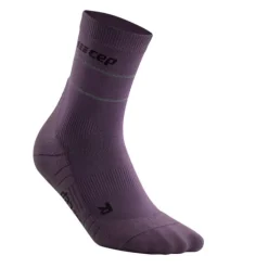 CEP Chaussettes|Chaussettes Running^Reflective Mid-Cut Socks Mauve