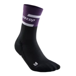 CEP Chaussettes|Chaussettes Running^The Run Compression Socks Mid Cut Noir