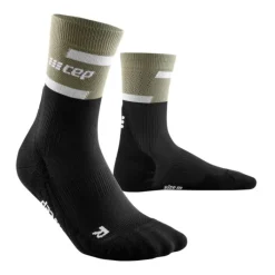 CEP Chaussettes|Chaussettes Running^The Run Compression Socks Mid Cut Noir
