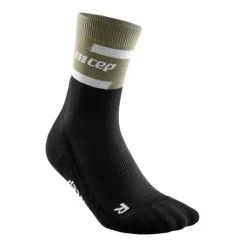 CEP Chaussettes|Chaussettes Running^The Run Compression Socks Mid Cut Noir