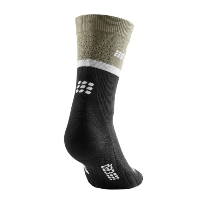 CEP Chaussettes|Chaussettes Running^The Run Compression Socks Mid Cut Noir