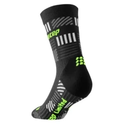 CEP Chaussettes|Chaussettes Running^The Run Limited 2024 Mid Cut Sock Noir