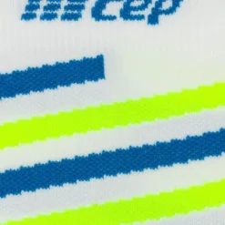 CEP Chaussettes|Chaussettes Running^The Run Limited 2024 Mid Cut Sock Blanc