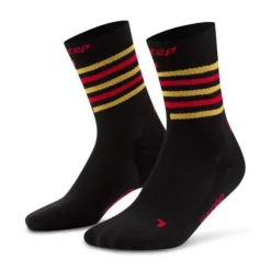 CEP Chaussettes|Chaussettes Running^The Run Limited 2024 Mid Cut Sock Noir
