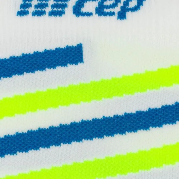 CEP Chaussettes|Chaussettes Running^The Run Limited 2024 Mid Cut Sock Blanc