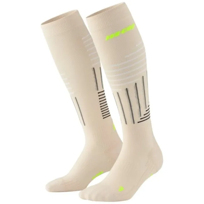 CEP Chaussettes|Chaussettes Running^The Run Limited Compression Jaune