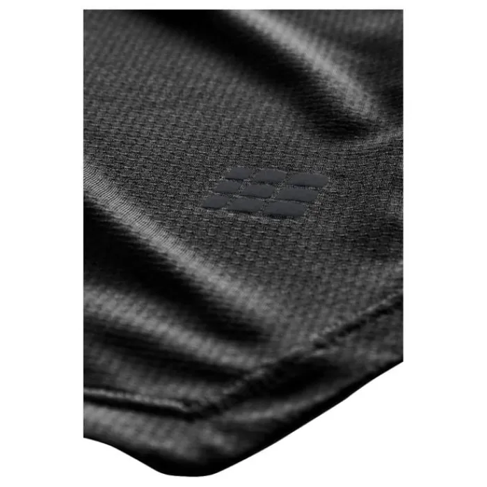 CEP T-shirt Et Manches Longues Running^The Run Shirt Round Neck Short Sleeve Noir