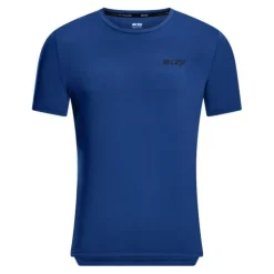 CEP T-shirt Et Manches Longues Running^The Run Shirt Round Neck Short Sleeve Bleu