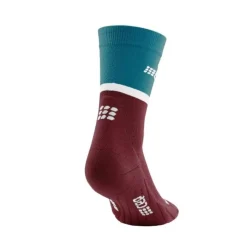 CEP Chaussettes|Chaussettes Running^The Run Socks Mid Cut V4 Rouge