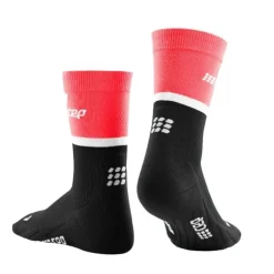 CEP Chaussettes|Chaussettes Running^The Run Socks Mid Cut V4 Noir