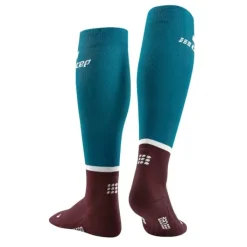 CEP Chaussettes|Chaussettes Running^The Run Socks Tall V4 Rouge