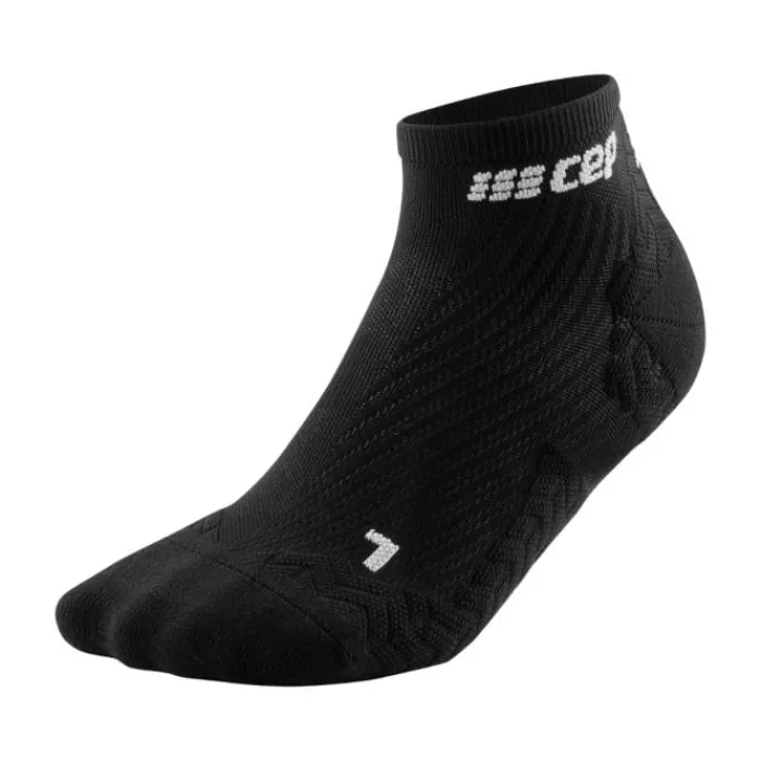 CEP Chaussettes|Chaussettes Running^Ultralight Compression Low Cut Socks Noir