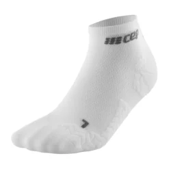 CEP Chaussettes|Chaussettes Running^Ultralight Compression Low Cut Socks Blanc