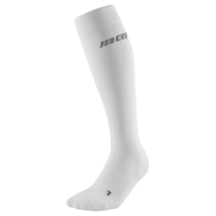 CEP Chaussettes|Chaussettes Running^Ultralight Tall Compression Socks Blanc