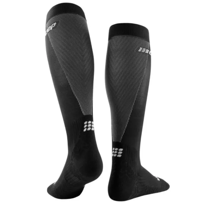 CEP Chaussettes|Chaussettes Running^Ultralight Tall Compression Socks Gris