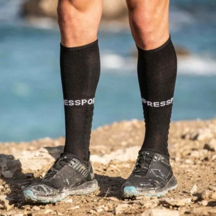Compressport Chaussettes|Chaussettes Running^Full Sock Run Noir