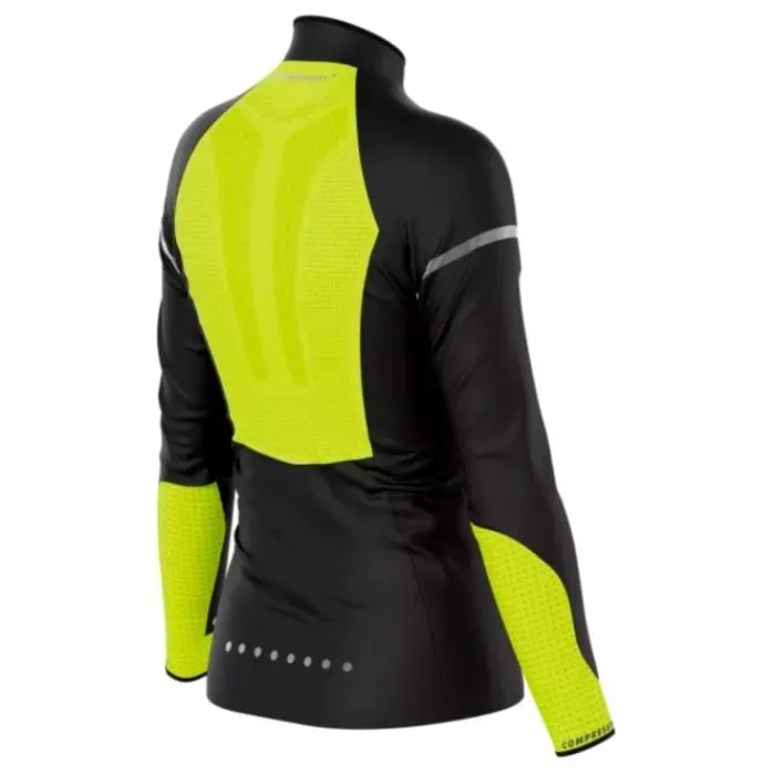 Compressport Veste Running^Hurricane Windproof Jacket Flash Noir