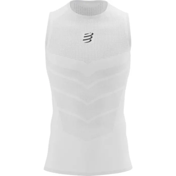 Compressport T-shirt Et Manches Longues Running^On/Off SS Tank Top Blanc