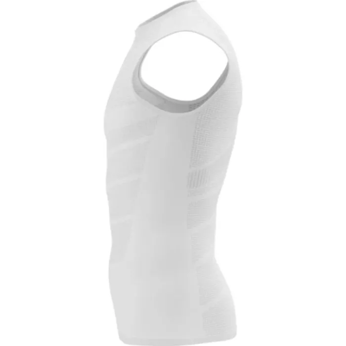 Compressport T-shirt Et Manches Longues Running^On/Off SS Tank Top Blanc
