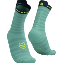 Compressport Chaussettes|Chaussettes Running^Pro Racing Socks v4.0 Ultralight Run High Bleu