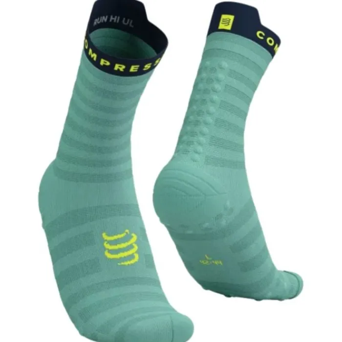 Compressport Chaussettes|Chaussettes Running^Pro Racing Socks v4.0 Ultralight Run High Bleu