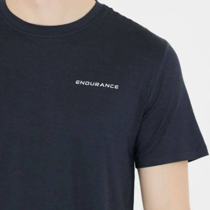 Endurance T-shirt Et Manches Longues Running^Abdon Melange Short Sleeve Tee Noir