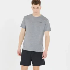 Endurance T-shirt Et Manches Longues Running^Abdon Melange Short Sleeve Tee Gris