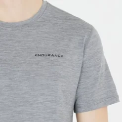 Endurance T-shirt Et Manches Longues Running^Abdon Melange Short Sleeve Tee Gris