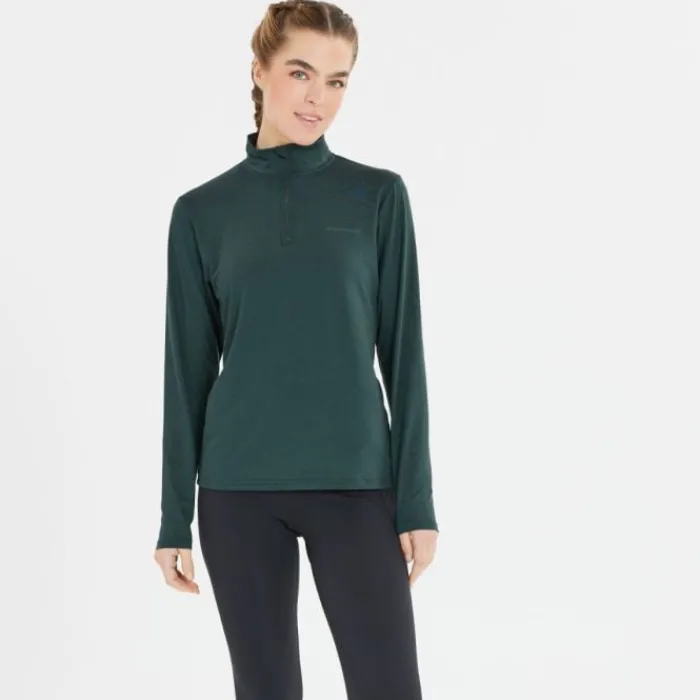 Endurance T-shirt Et Manches Longues Running^Aileen Midlayer Vert