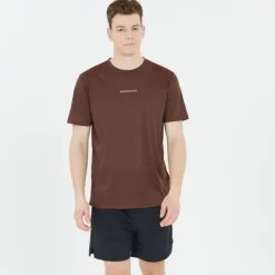 Endurance T-shirt Et Manches Longues Running^Alan Short Sleeve Tee Marron