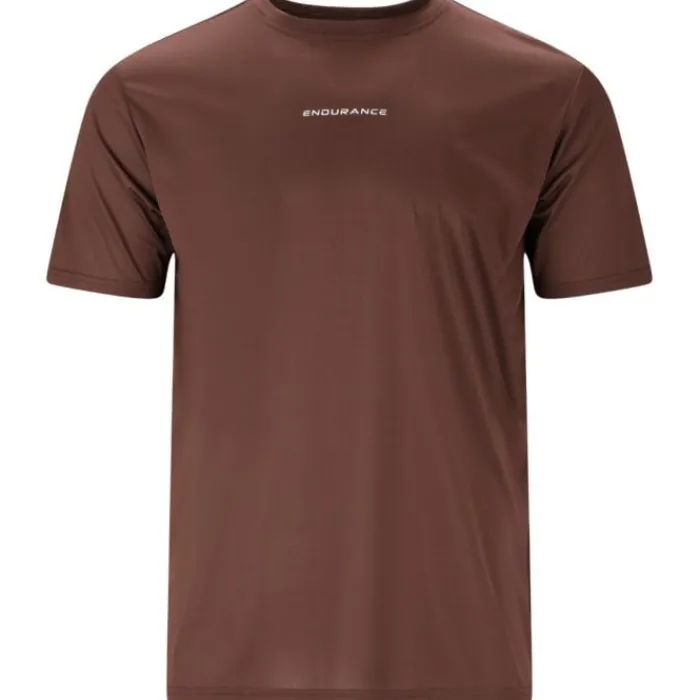 Endurance T-shirt Et Manches Longues Running^Alan Short Sleeve Tee Marron