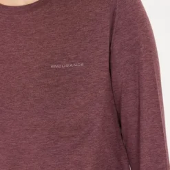 Endurance T-shirt Et Manches Longues Running^Alvaly Melange Long Sleeve Tee