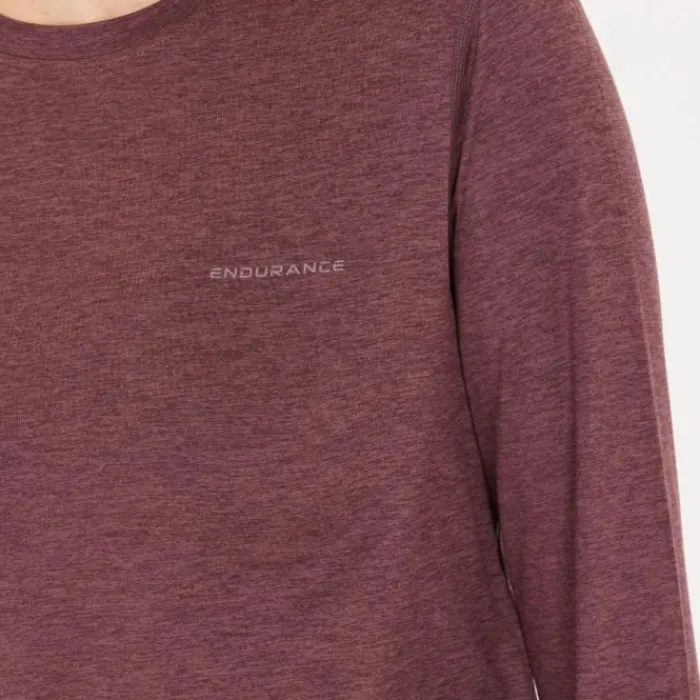 Endurance T-shirt Et Manches Longues Running^Alvaly Melange Long Sleeve Tee