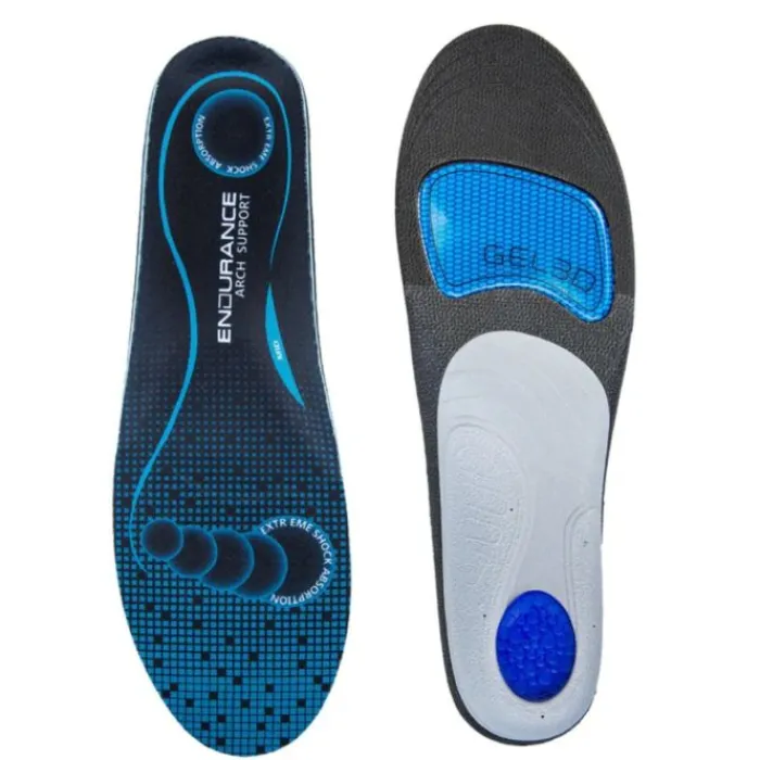 Endurance Semelles^Arch Support Medium Soles Noir