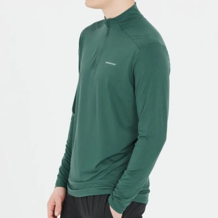 Endurance T-shirt Et Manches Longues Running^Armin Midlayer Vert