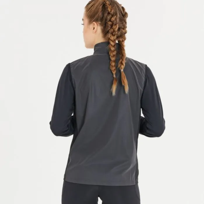 Endurance Gilet Running^Bebinca The Night Lights Vest Noir