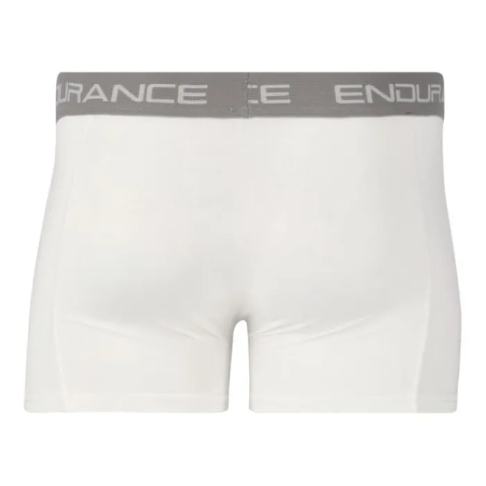 Endurance Sous Vetement Sport^Brighton Bamboo Boxers 2-Pack Blanc