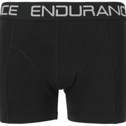 Endurance Sous Vetement Sport^Burke Boxer Shorts 4-Pack Noir