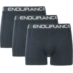 Endurance Sous Vetement Sport^Burke Boxershorts - 3 Pack Noir
