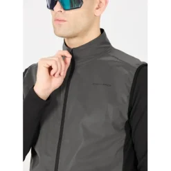 Endurance Gilet Running^Cimaron Light The Night Vest Gris