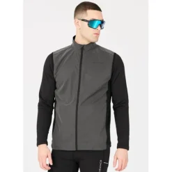 Endurance Gilet Running^Cimaron Light The Night Vest Gris