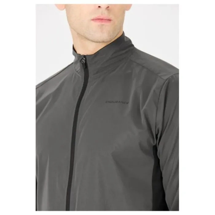 Endurance Veste Running^Cimaron Light The Night Jacket Gris
