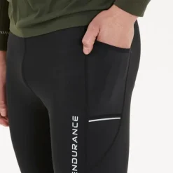 Endurance Collant Et Pantalon Running^Energy 3/4 Tights Noir
